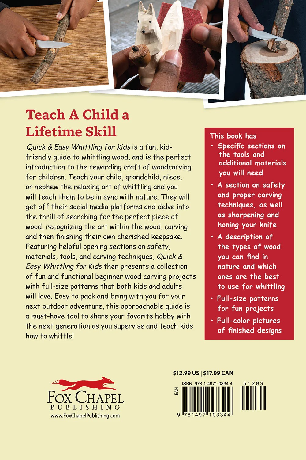 Quick and Easy Whittling for Kids