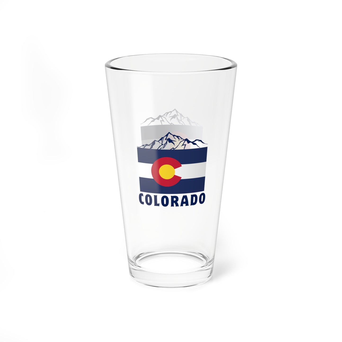 Colorado Mountains Mixing Glass