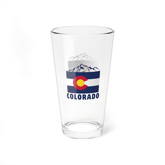 Colorado Mountains Mixing Glass