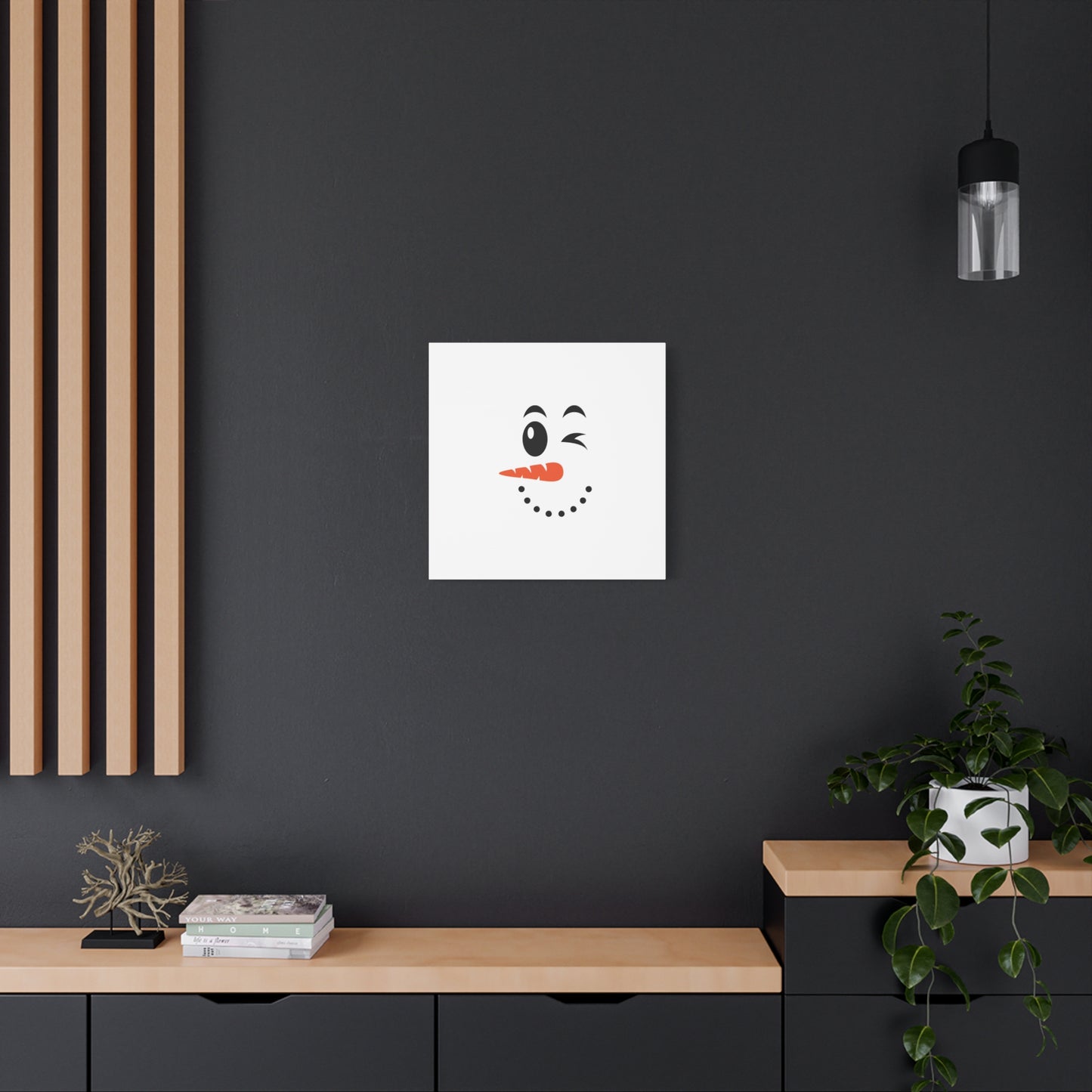 Winking Snowman