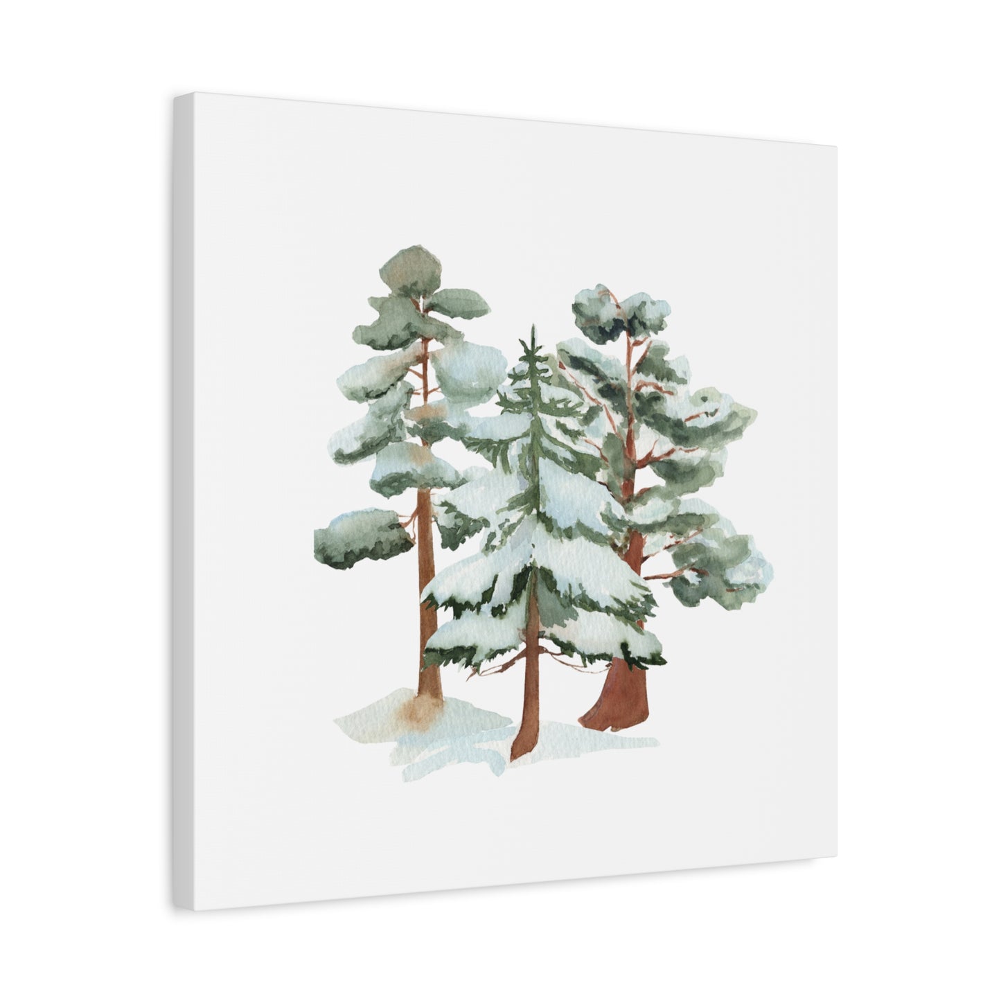 Snowy Pine Forest