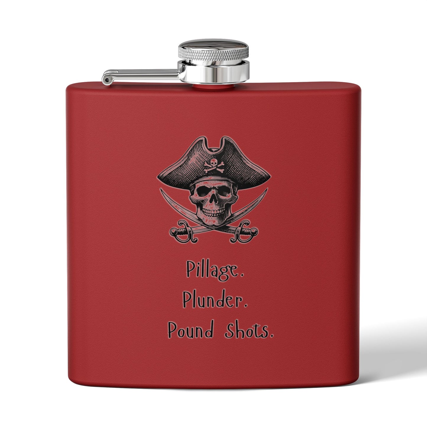 Stainless Steel Flask, 6oz