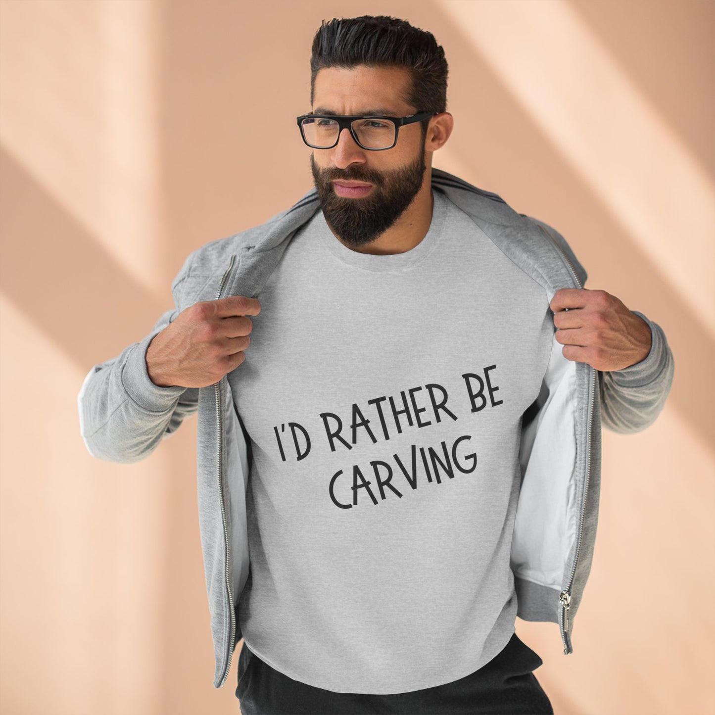 I'd Rather be Carving Crewneck Sweatshirt