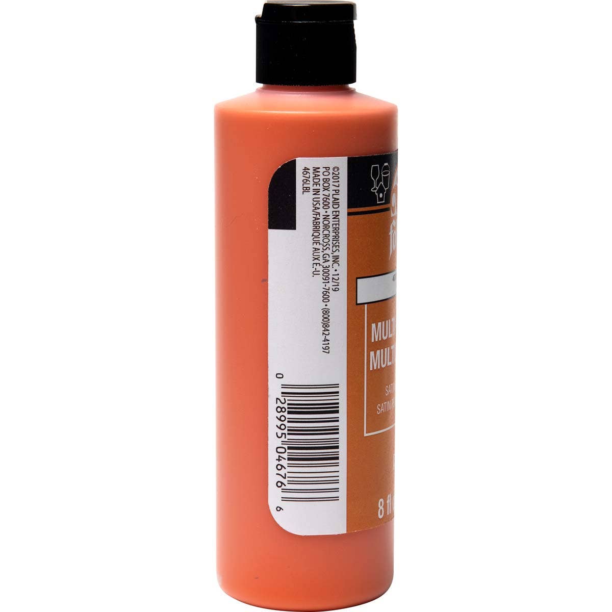 FolkArt Multi-Surface Acrylic Paint - Pure Orange 8oz