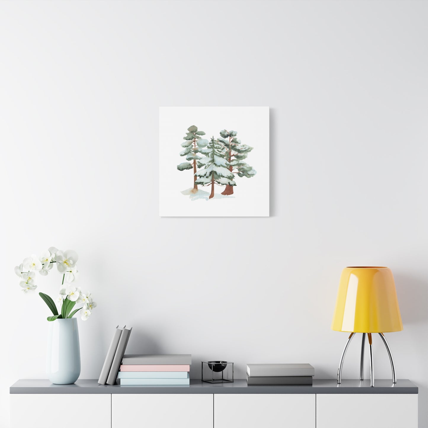 Snowy Pine Forest