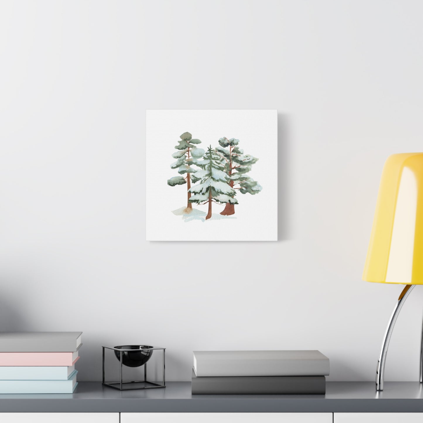 Snowy Pine Forest
