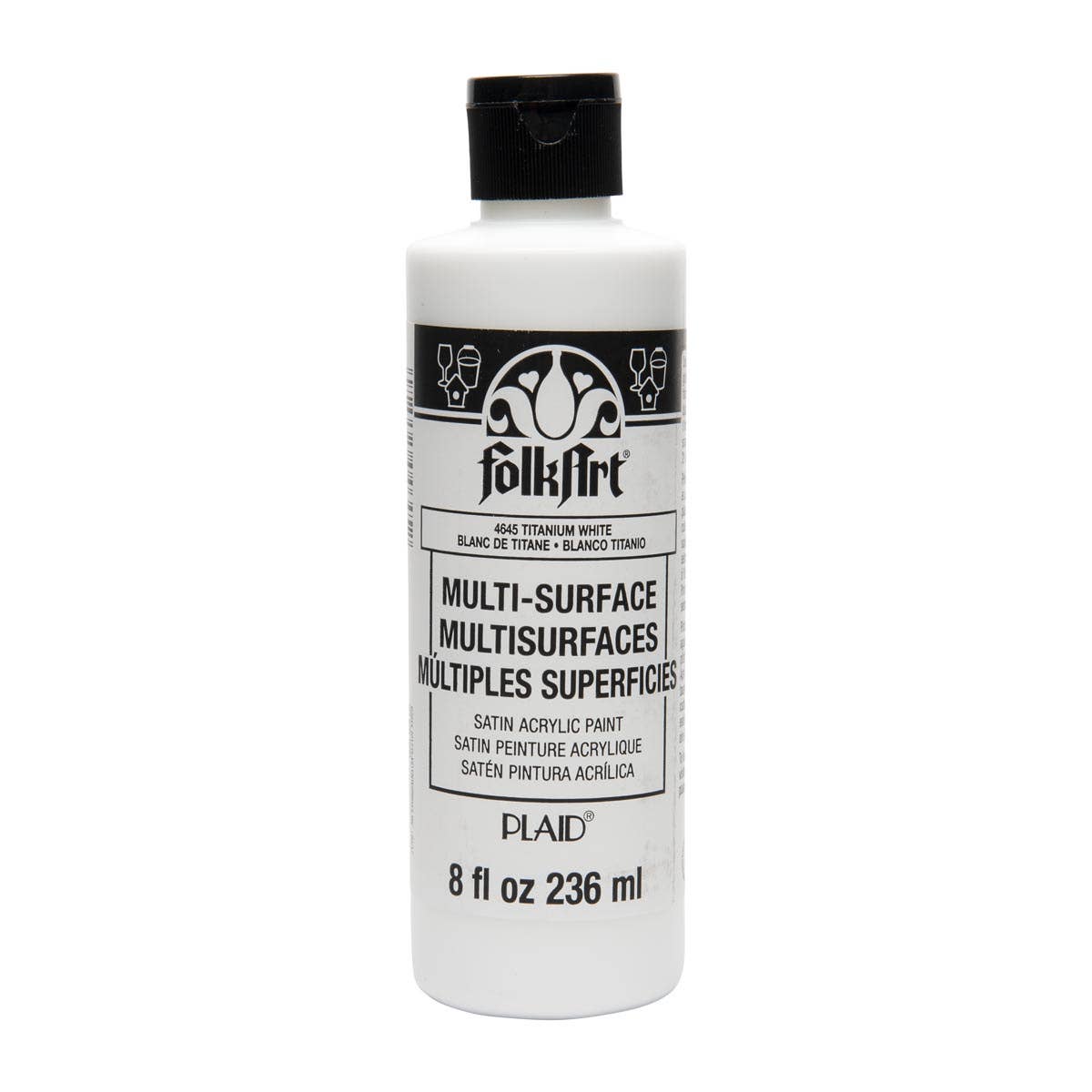 FolkArt Multi-Surface Acrylic Paint 8 oz Titanium White