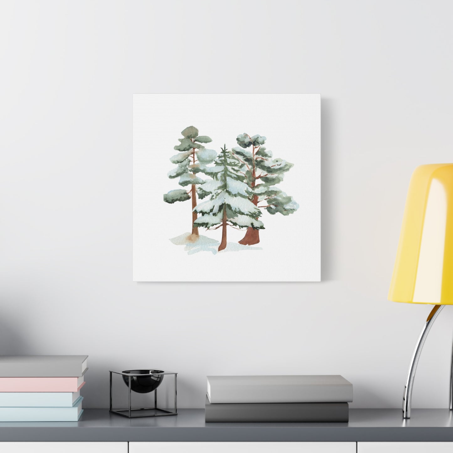 Snowy Pine Forest
