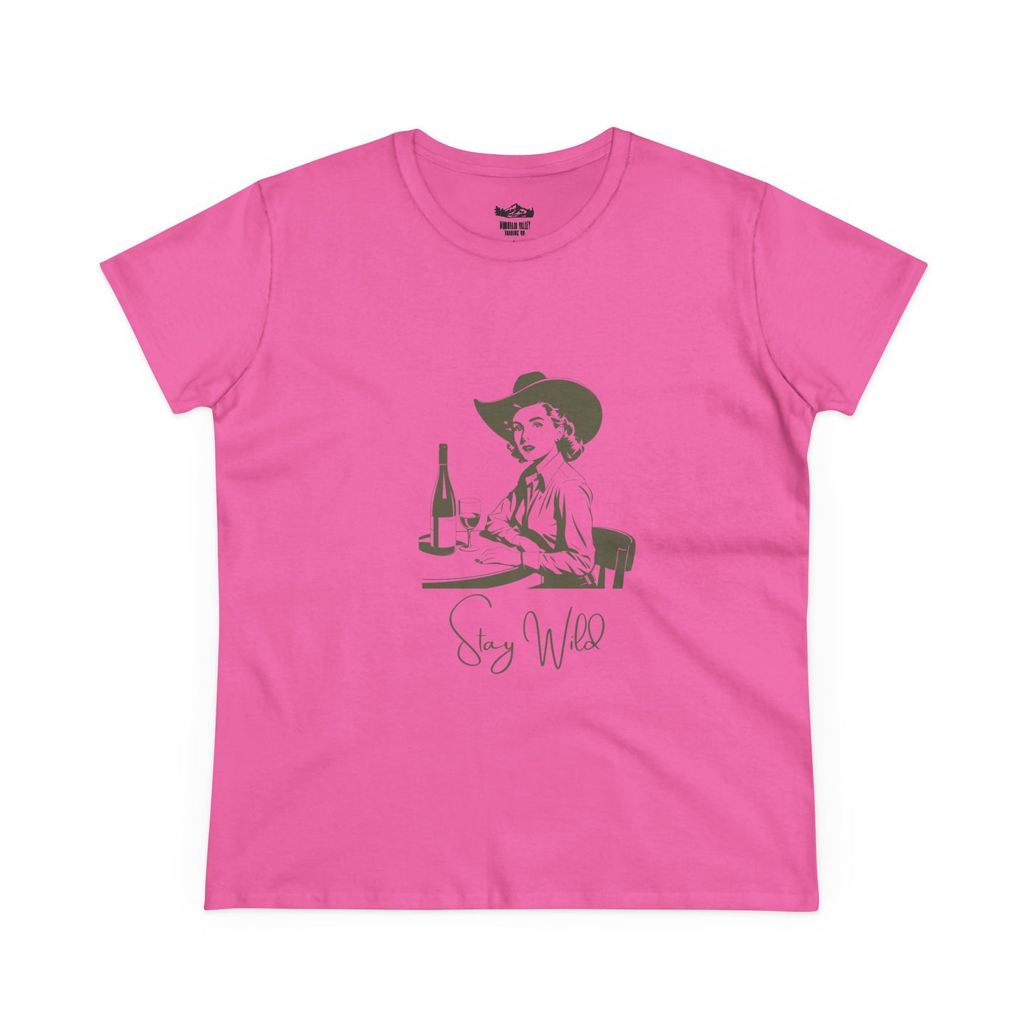 Cowgirl Up & Wine Down Tee