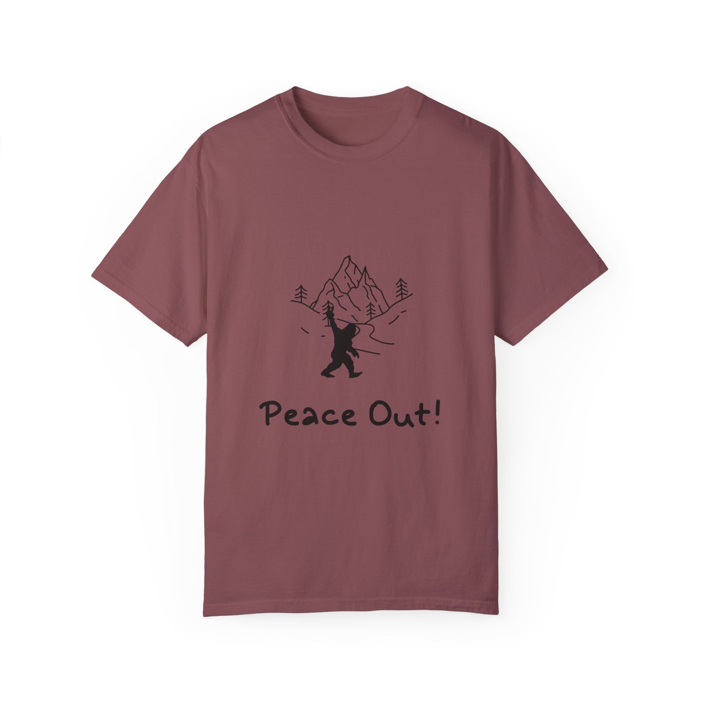 Bigfoot Peace Out T-Shirt