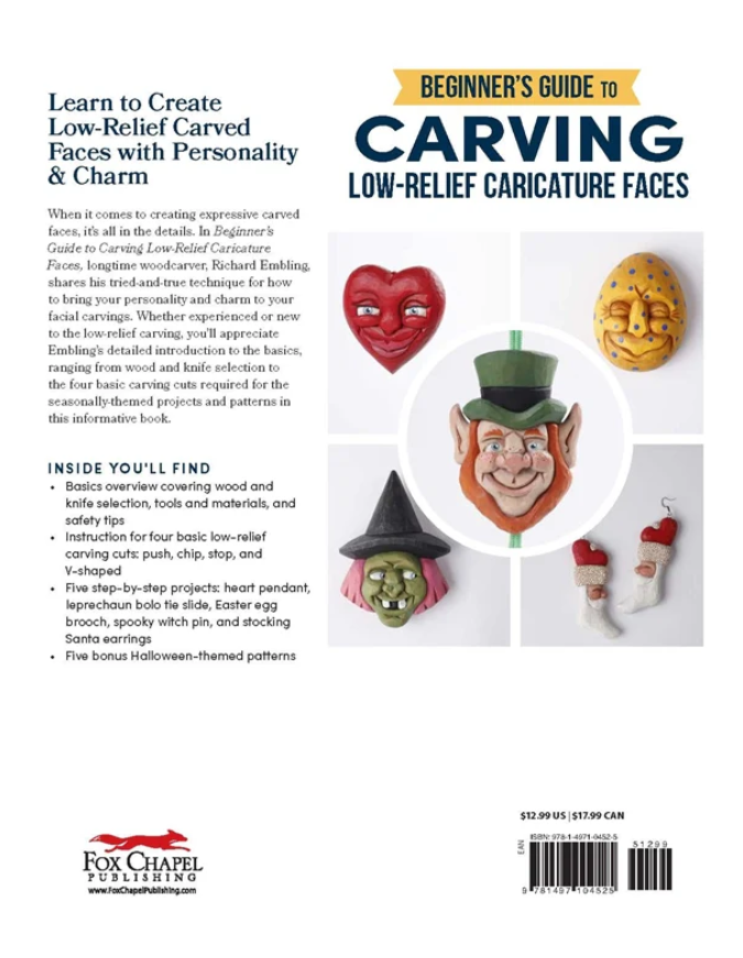 Beginner's Guide to Carving Low-Relief Caricature Faces