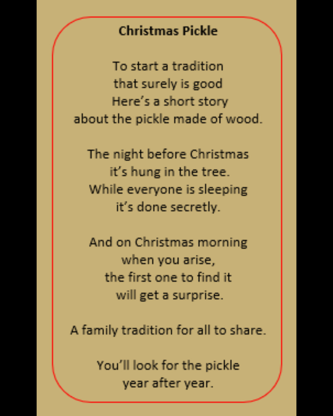 The Christmas Pickle in a Jar — A Little Holiday Mystery & a Lot of Good Luck