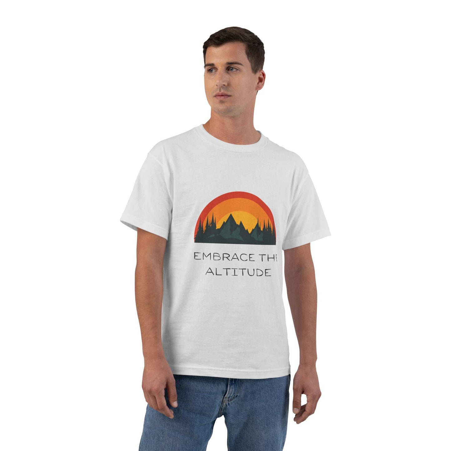 Mountain Hiking T-Shirt - Embrace the Altitude