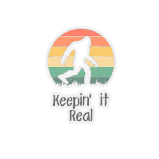 Bigfoot Keepin' it Real Vinyl Sticker