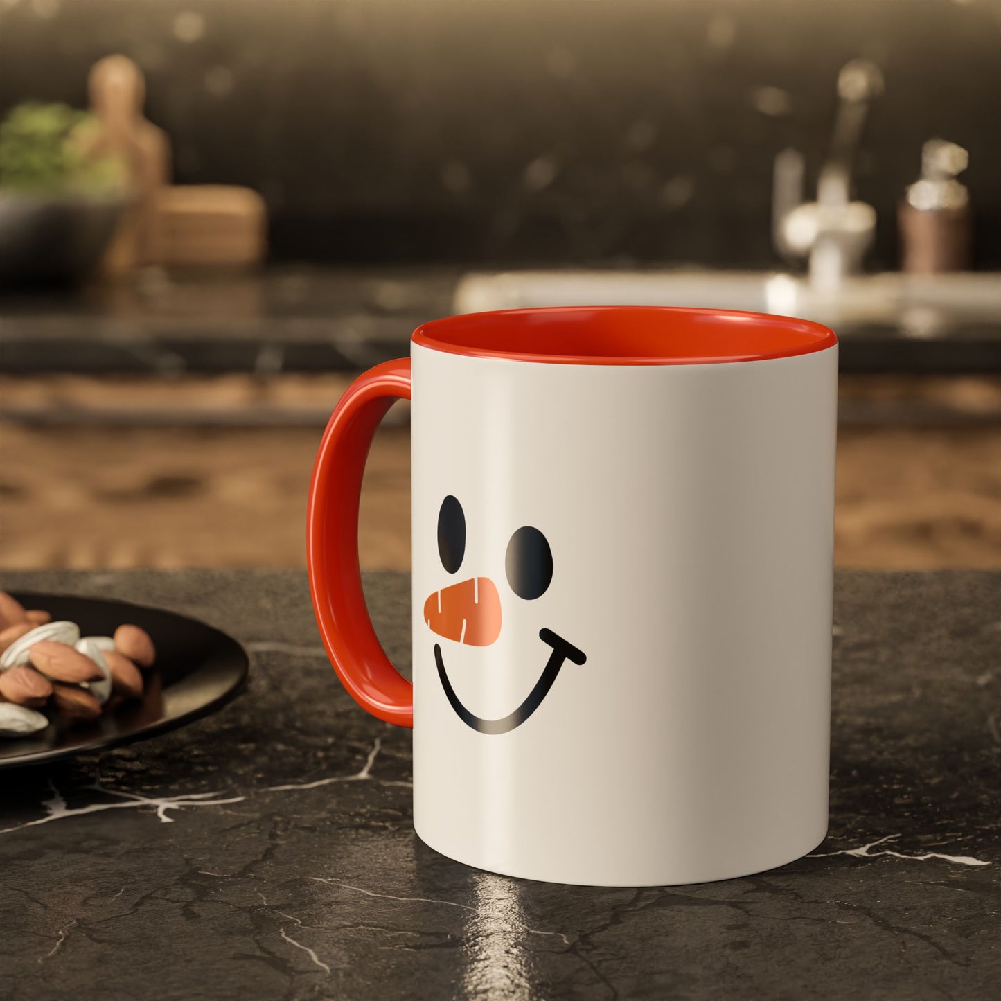 Smiling Snowman Mug