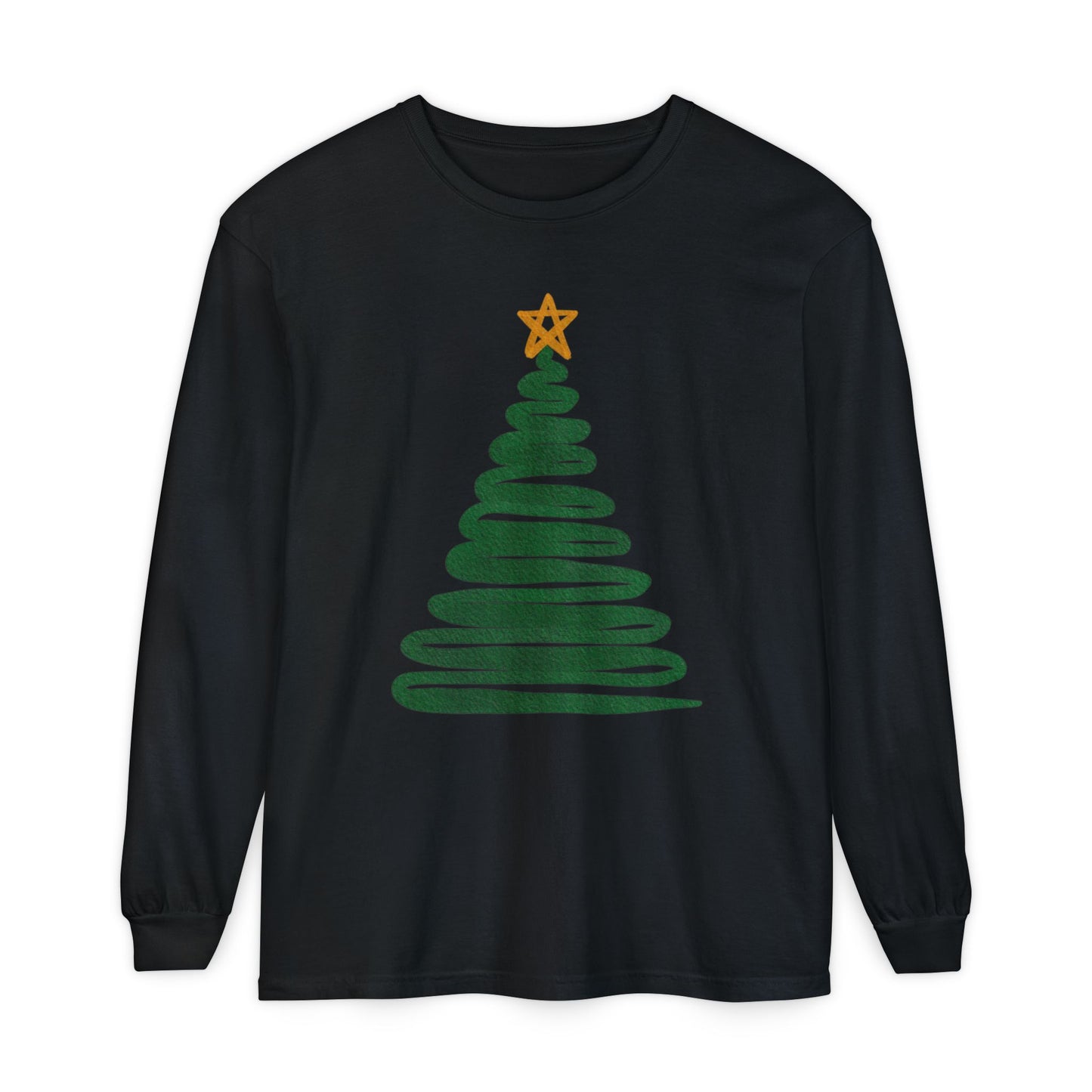 Evergreen Swirl Long Sleeve Tee