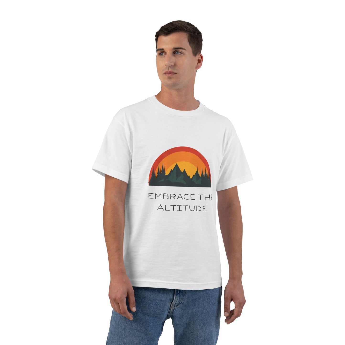Mountain Hiking T-Shirt - Embrace the Altitude