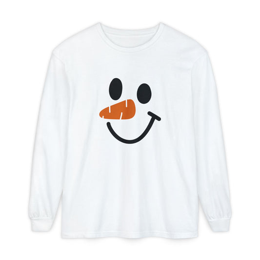 Happy Snowman Long Sleeve Tee