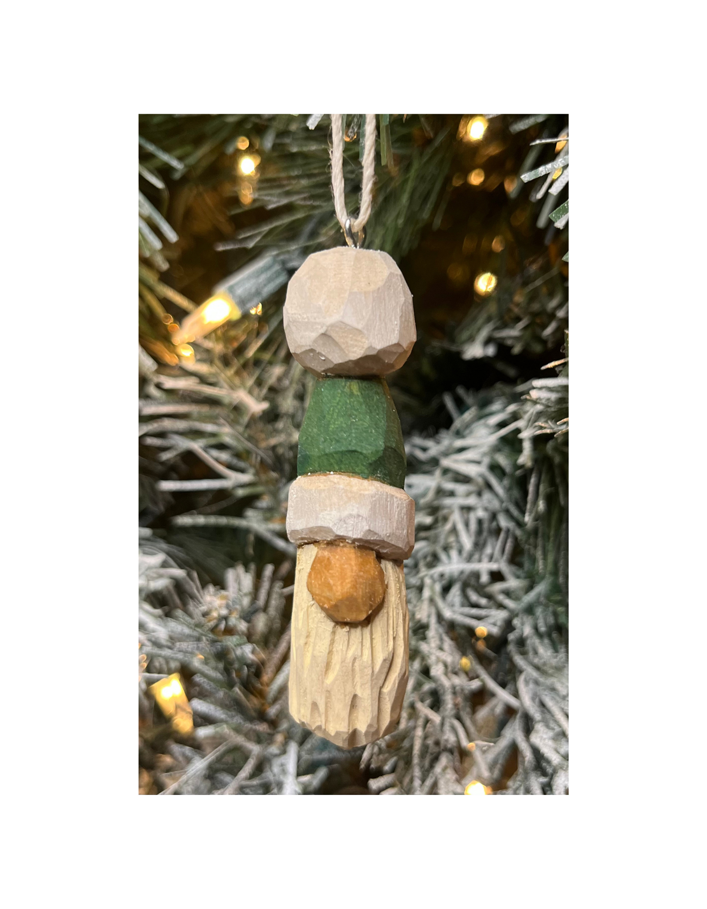 Pudgy Santa Ornament