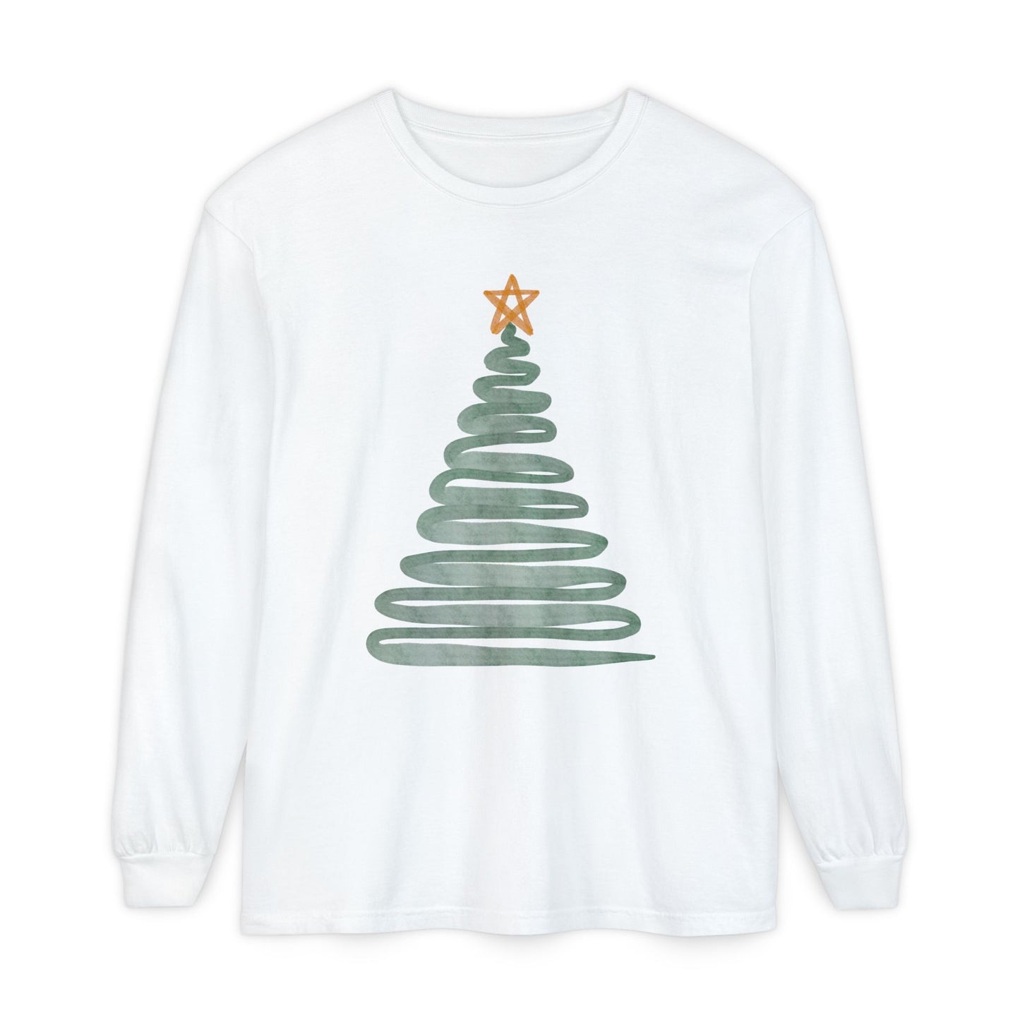 Evergreen Swirl Long Sleeve Tee