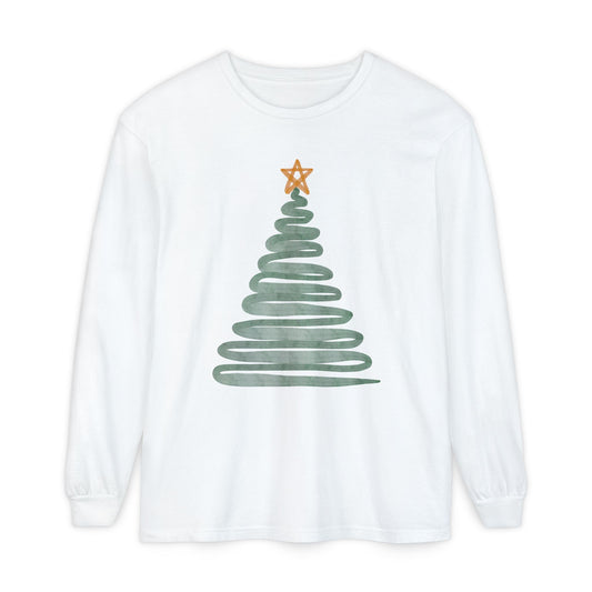 Evergreen Swirl Long Sleeve Tee