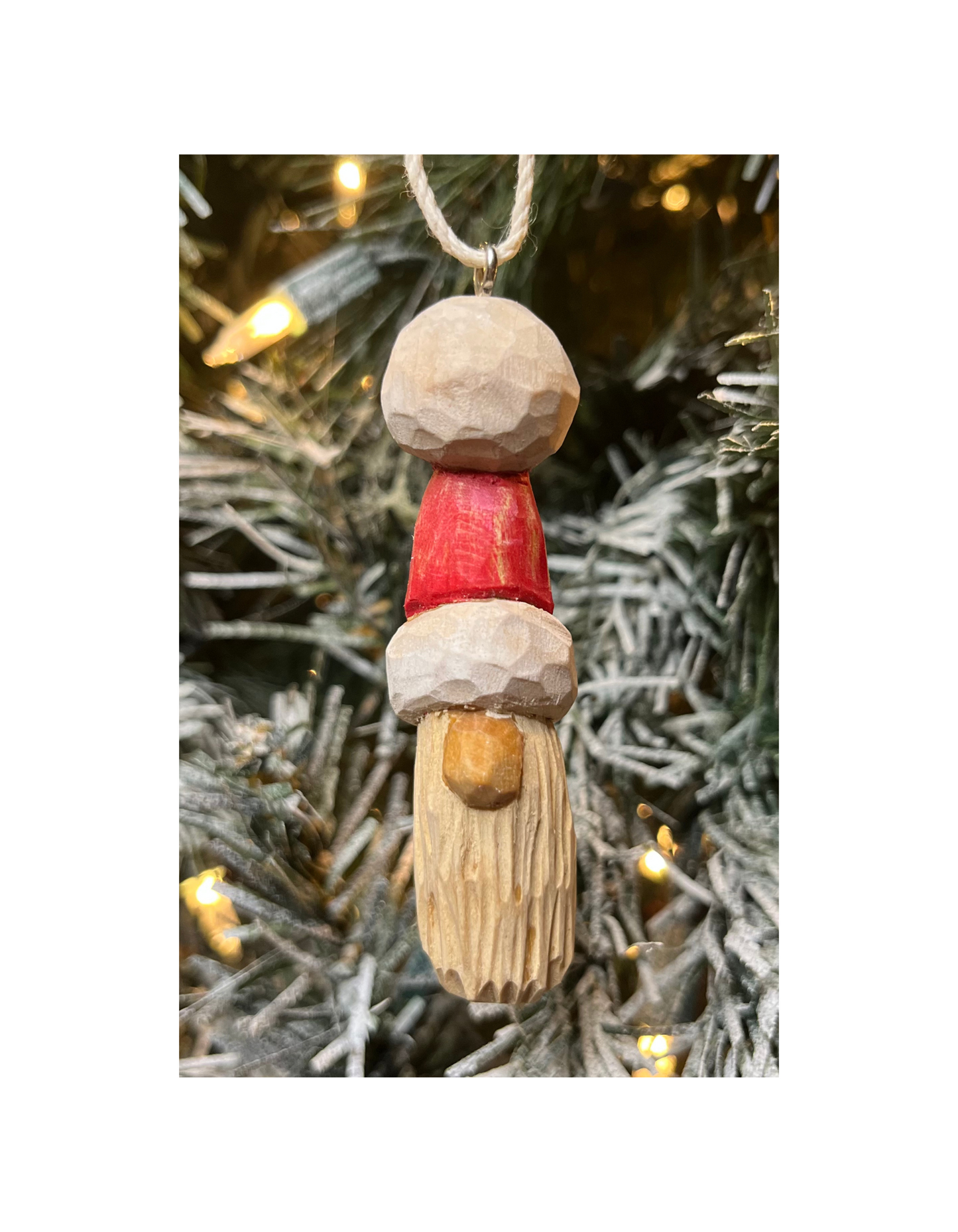 Pudgy Santa Ornament
