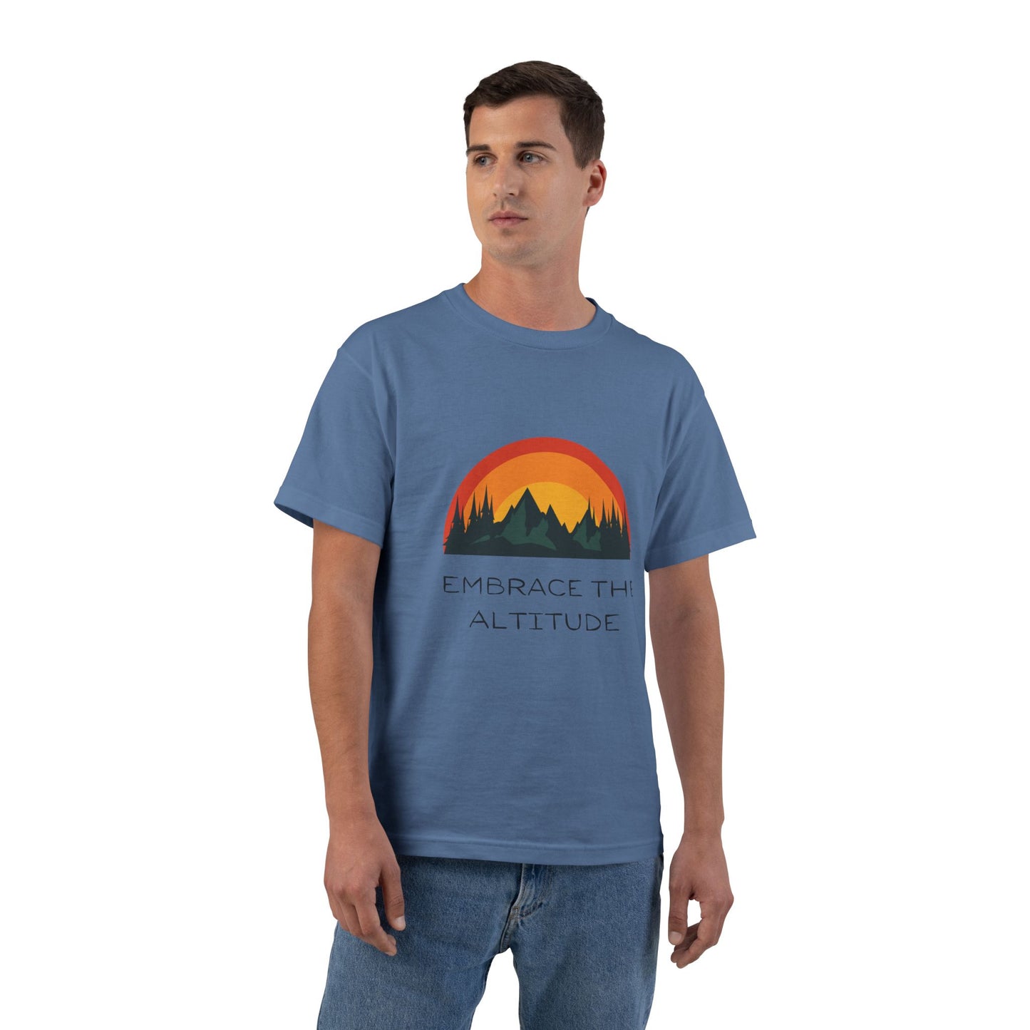 Mountain Hiking T-Shirt - Embrace the Altitude