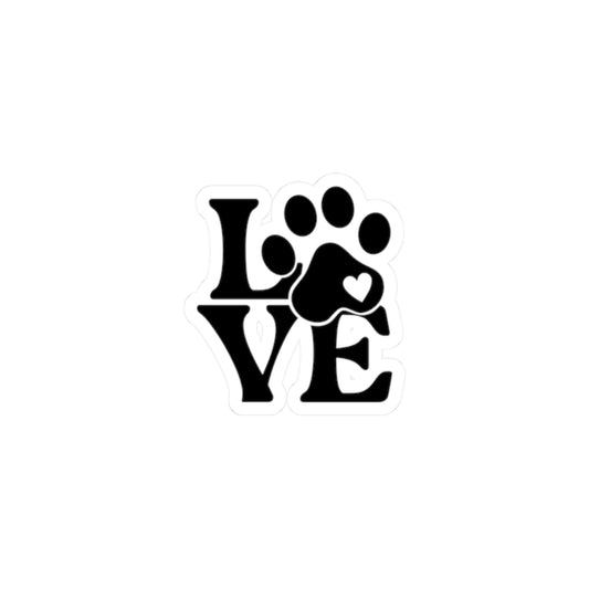 Paw Love Pet Sticker
