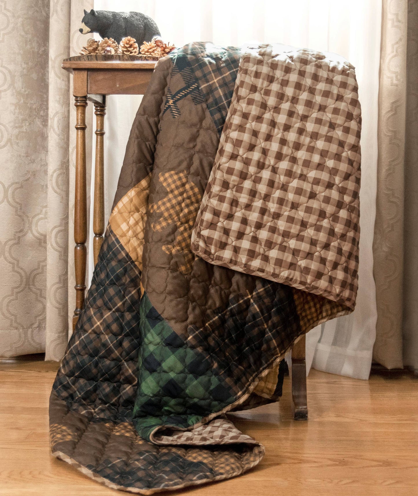 Brown Bear Cabin Throw