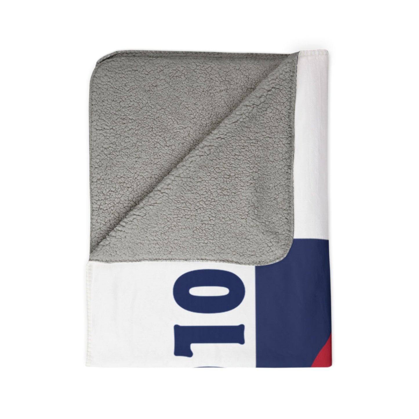 Colorado Flag Mountains Fleece Sherpa Blanket