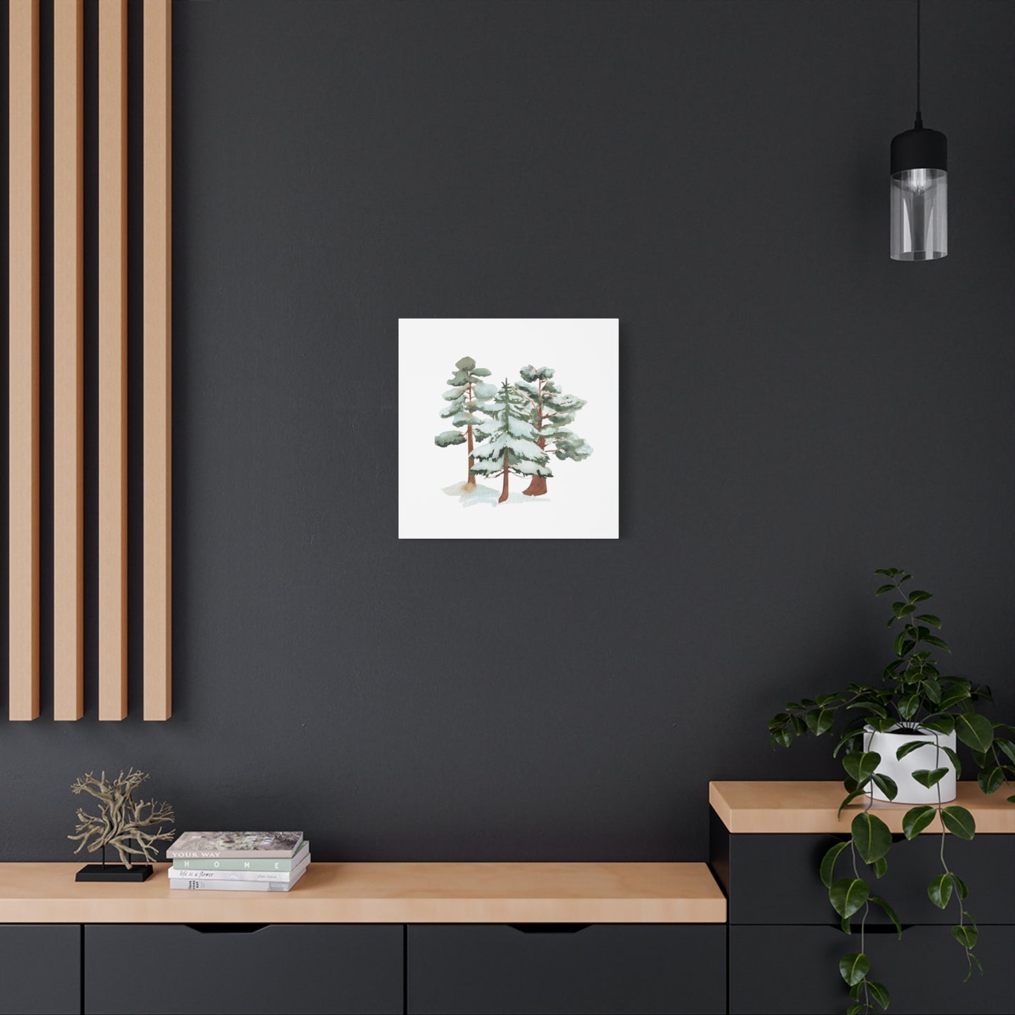 Snowy Pine Forest