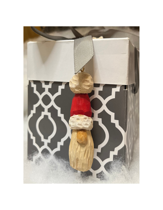 Pudgy Santa Ornament