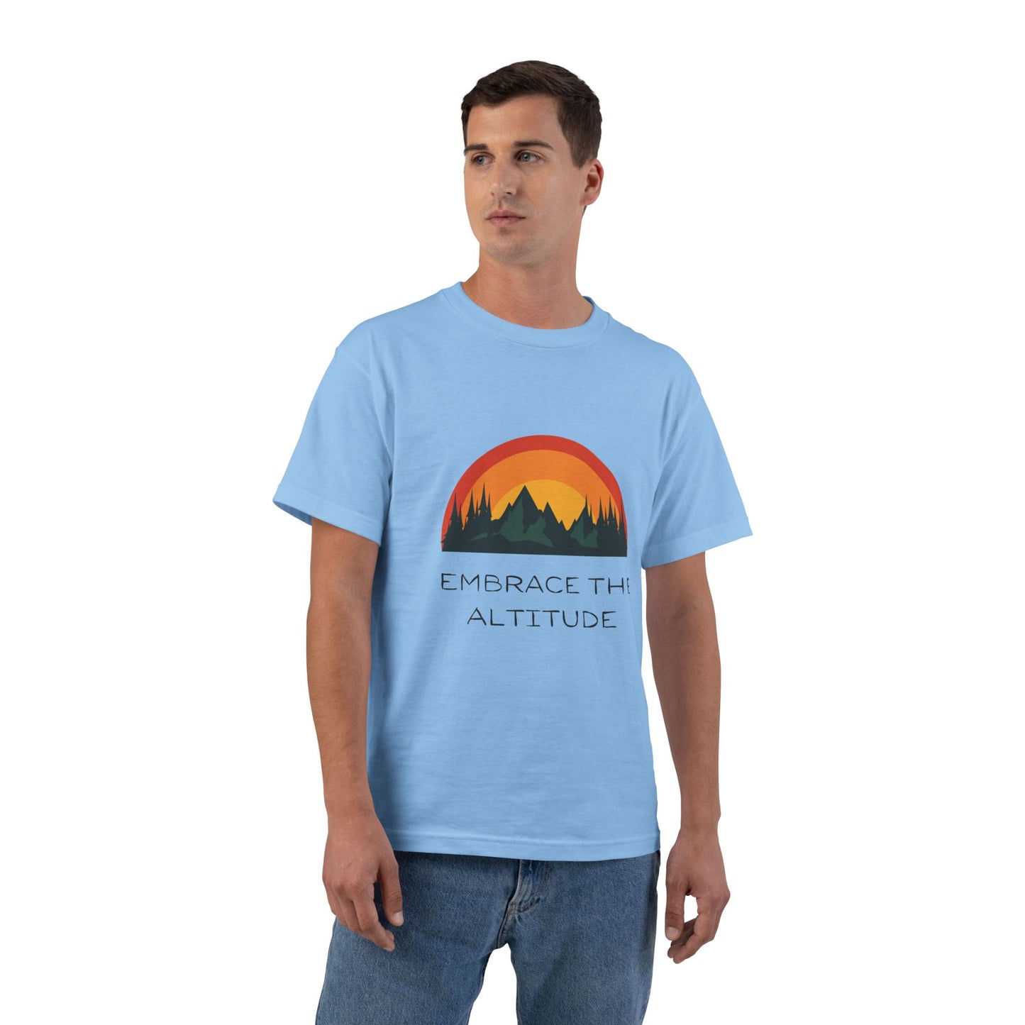Mountain Hiking T-Shirt - Embrace the Altitude