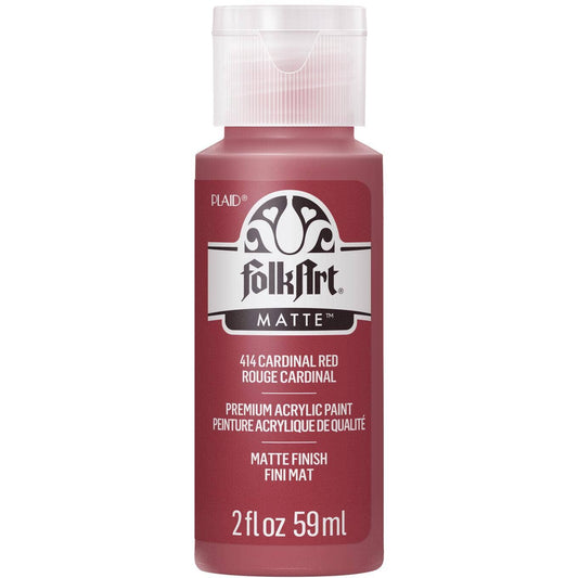 FolkArt ® Acrylic Colors - Cardinal Red, 2 oz.