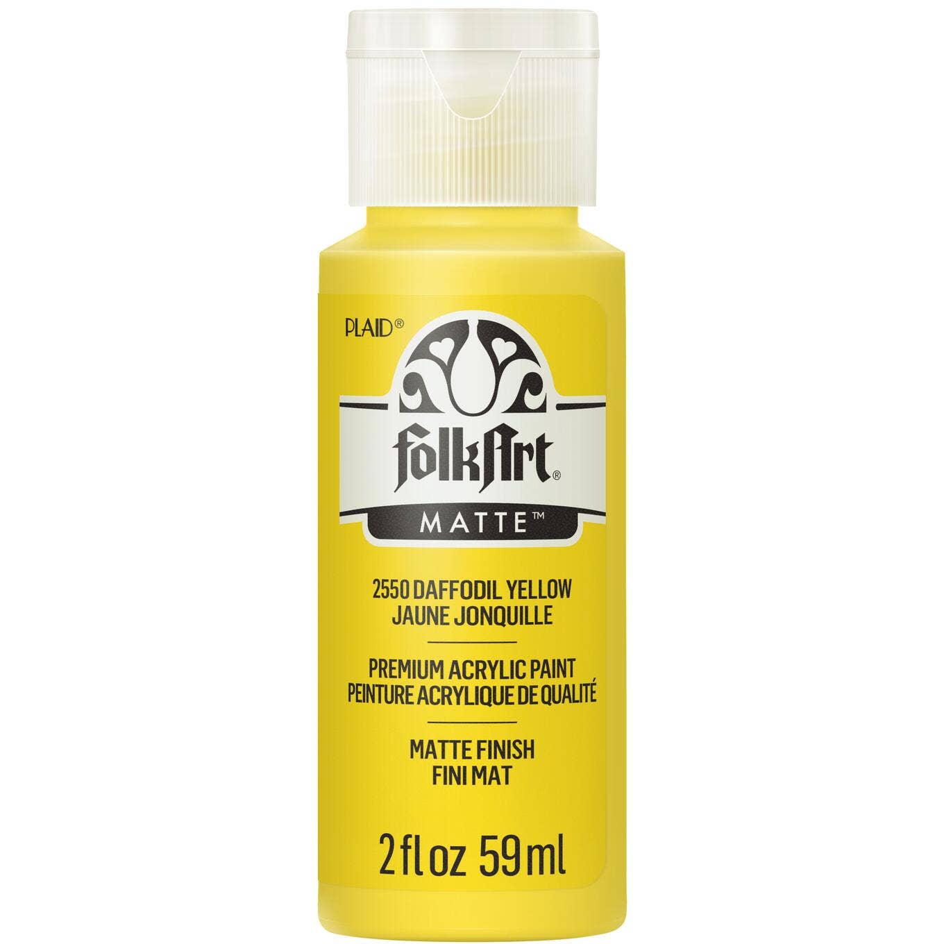 FolkArt ® Acrylic Colors - Daffodil Yellow, 2 oz.