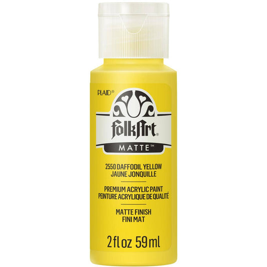 FolkArt ® Acrylic Colors - Daffodil Yellow, 2 oz.
