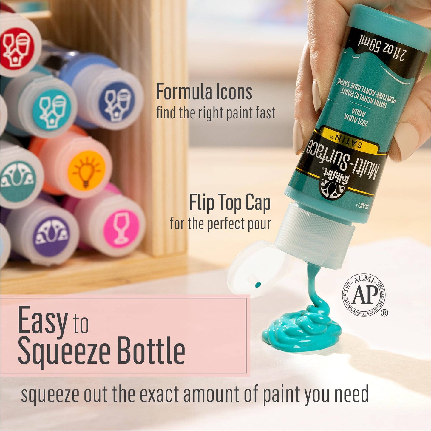 FolkArt Multi-Surface Acrylic Paint Thicket 2oz