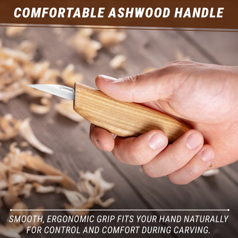 BeaverCraft Detail Wood Carving Knife
