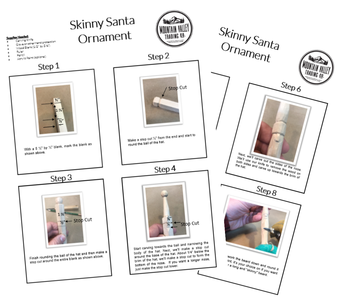 Skinny Santa Carving Kit