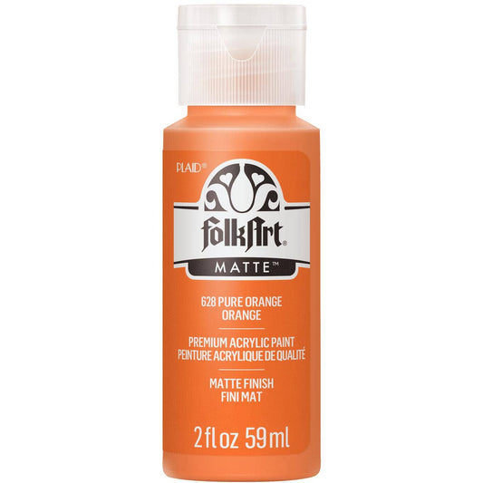 FolkArt ® Acrylic Colors -Pure Orange, 2 oz.