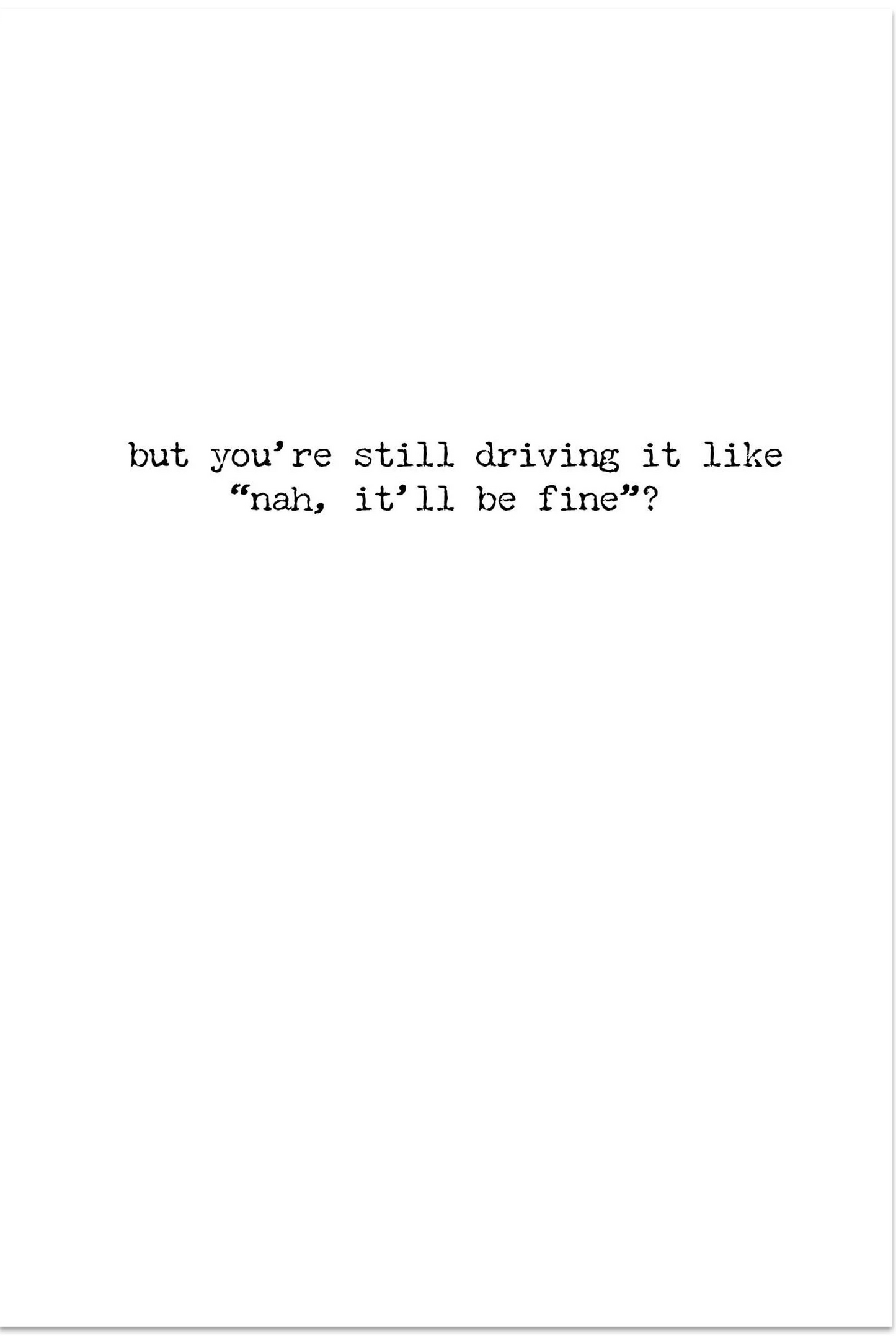 Do You Ever Feel Like....