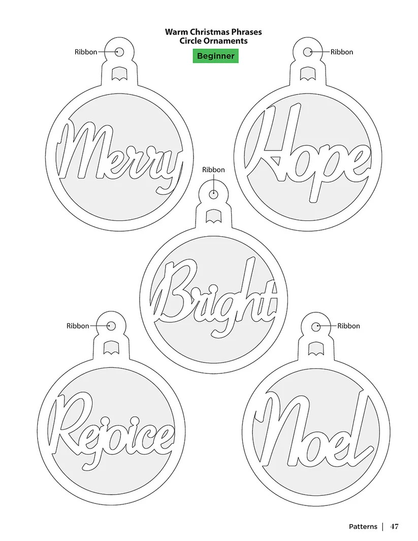 Holiday Scroll Sawing