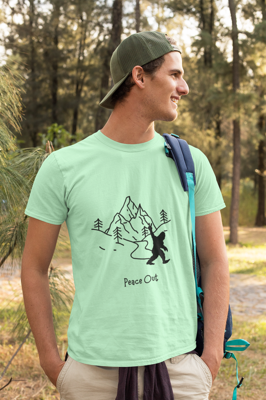 Bigfoot Peace Out T-Shirt