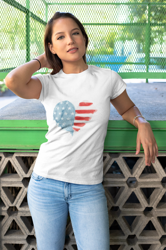 American Flag Heart